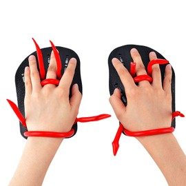 NICEYEA Hand Paddles Swimming Paddle Swimming Training Device Training Tool Competition Training Aid Finger Paddle Elite for Training Adults Children Swimming