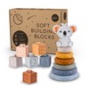 By Kii Soft Building Block, Koala, Educational Stackable Block Toys