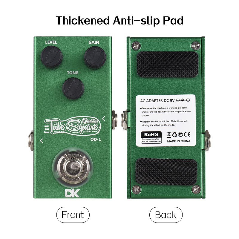 DK Guitar Overdrive Pedal Electric Guitar Effects Pedal True Bypass