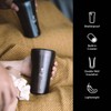 Sttoke Leakproof Ceramic Reusable Coffee Cup 12 oz, Gunmetal Grey