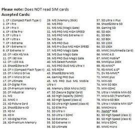 DragonSat All in One Multi Card Memory Reader Adapter for Micro SD SDHC M2 MMC XD CF MS with External USB- Black