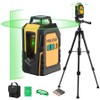 PREXISO 360° Laser Level Tripod 100Ft Cross Line Level Green