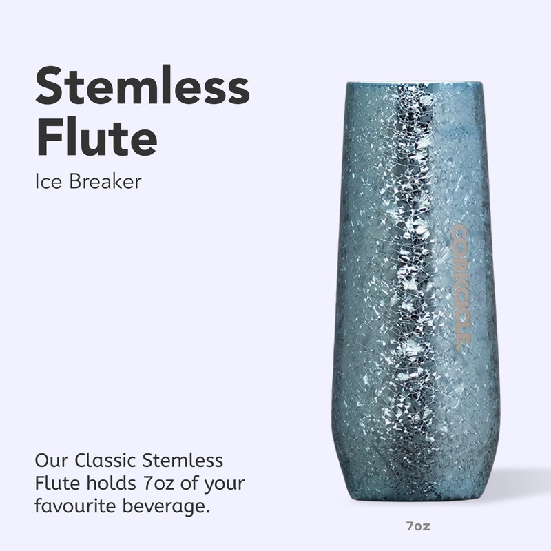 Corkcicle Stemless Flute - Chill Drinks for 9 Hours -