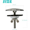 2 Inch Kitchen Sink Hole Cover,Bright Chrome Stainless Steel Faucet