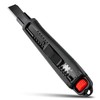 HAUTMEC 18mm Heavy Duty Utility Knife, Box Cutter with Double
