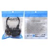 YINGAYOU Single Extension Lead Short Single Head Power Cord (Black,