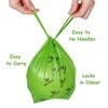 Dog Poo Bags with Handles 50% Recycle Material 50% Cornstarch