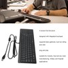 Industrial Keyboard Touchpad Wired Connection X Scissor Foot Plug and