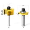 MEIGGTOOL 1/2 Inch Shank Slot Cutter Router Bit Set -