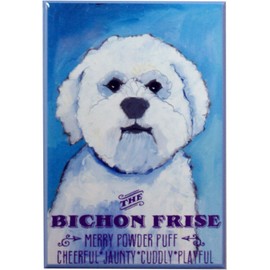 Bichon Frise Fridge Magnet