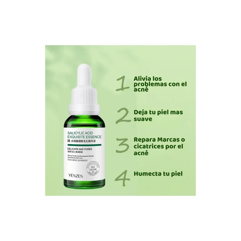 Set 3 pasos antiacné: sérum, crema y mascarilla con ácido