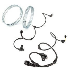 LST 2 x ABS and ABS ring set front speed sensor 45 teeth A4 B6 Ca B7