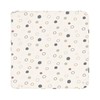 LÄSSIG Baby Cuddle Blanket GOTS Certified Soft Interlock Baby Blanket