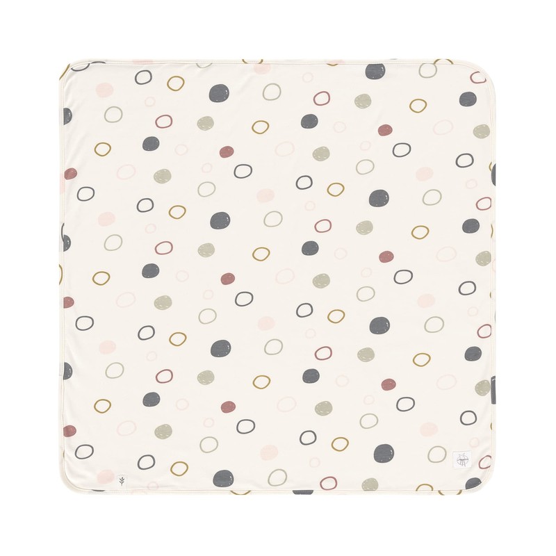 LÄSSIG Baby Cuddle Blanket GOTS Certified Soft Interlock Baby Blanket
