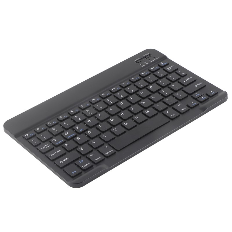 Wireless Bluetooth Keyboard 10Inch Lightweight UltraWide for Android IOS/Windows(Black )