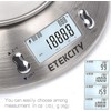 Etekcity Electronic Kitchen Scales with Stainless Steel Mixing Bowl, Timer