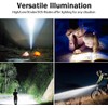 LED Tactical Flashlight Rechargeable, IPX6 Waterproof Flashlight, 2000lm, Super Bright