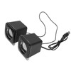 1 Pair Mini USB2.0 Speaker Computer Laptop Desktop Wired Stereo