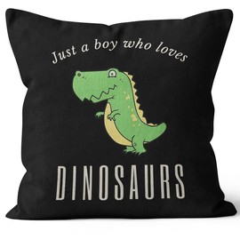 M-Qizi Cute Dinosaur Pillow Covers - Dinosaur Pillows for Boys, 18 X 18 Inch Decorative Dinosaur Pillow Covers, Dinosaur Gifts, Dinosaur Gifts for Boys, Boy Room Decor