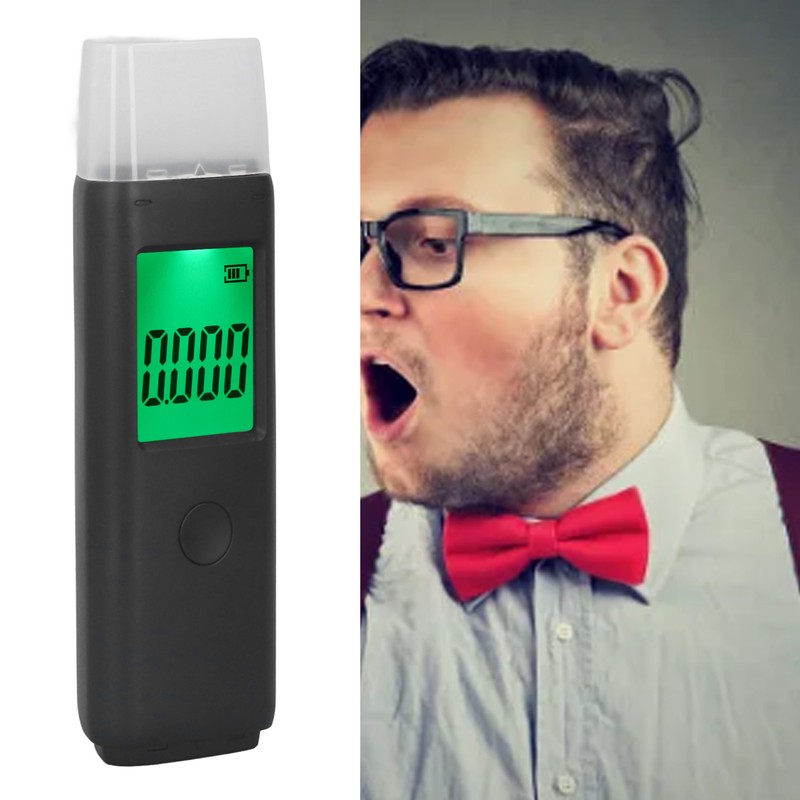 Air Blowing Breath Tester Digital Display Drunk Detector for Household