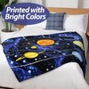Dawhud Direct Solar System Fleece Blanket for Bed, 50" x