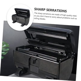 Ipetboom Automatic Tin Foil Cutter Machine for Nail Beauty and Hairdressing Ergonomic Design with Easy Storage and Reusable Function for Barbershop and Salon Use