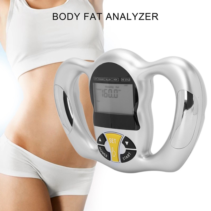 Handheld Body Fat Measuring Instrument BMI Meter Fat Analyzer Monitor