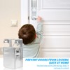 Caliee 4 Pcs Door Knob Safety Cover for Kids Frosted