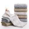 Pidada Hand Towels Set of 4 Diamond Pattern 100% Cotton