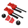 2Pcs Bench Dog Clamps Woodworking Workbench Dog Hole Edge Adjustable