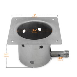 Stanbroil Fire Burn Pot Replacement for Traeger and Pit Boss Pellet Grill, Including Traeger Ironwood 650 & 885 Grills