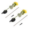 2Pcs Sunflower Solar Lights IP65 Waterproof Low Power Consumption LED