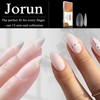 Almond Nail Tips 360PCS Short Nail Tips Nail Extensions Matte