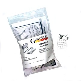 Heat Trace Cable for Gutters - 30 Feet, 2.25 Amps, 270 Watts, 120V Self Regulating Gutter Heat Cable for Metal Roof, Heated Gutter Cables, Ice Dam Melt Tape, Snow Cables, Roof Ice Melt System