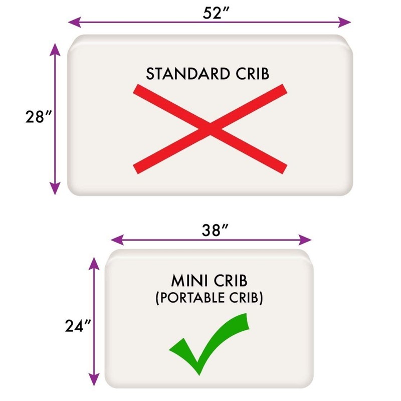 NoJo Super Soft Pink Llama Nursery Mini Crib Fitted Sheet,