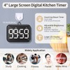 NOKLEAD Digital Kitchen Cooking Timer - Magnetic Countdown Count Up