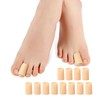 Povihome Toe Sleeves, Toe Protectors, 12 Pack Toe Tube Pads