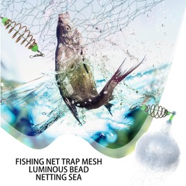 Net for Catching Fish Crap, Freshwater Bass Fishing Net, Hand-Capture Stream Creatures Dip Throwing Mesh Spring Bait Cage for Craps