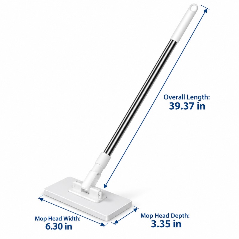 No-Touch Flat Mop for Wet & Dry Floor Cleaning –