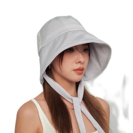 YOUMMY Women's Hat, Spring and Summer, UV Protection, Sun Protection, Foldable, Wide Brim, Small Face Effect, Walking, Cycling, Travel, String Included, Light Blocking, Sunshade, Outdoors, Commuting