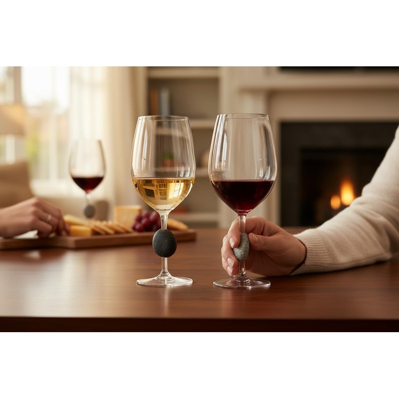 Sea Stones “Touchstone” Universal Wine Glass Set of 2-18oz Thin