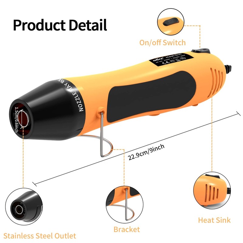 mofa Heat Gun MF350 (350 W, 2 Temperature Range 150-380