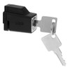 PINGPINGXIE Glass Window Safty Lock ，Slider Windows Stopper，Sliding Window Locks，Zinc