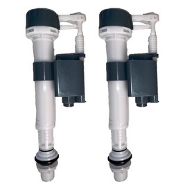 Replacement Toilet Fill Valves with Screen Adapter 2-Pack
