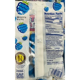 Dubble Bubble Double Bubble Blue Rasberry Gumballs 4oz NEW FRESH EXP. Vary