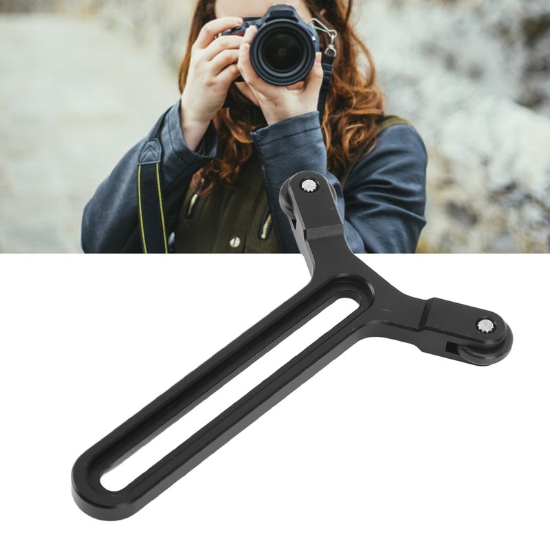 Long Lens Support Bracket, 22‑71.5mm Height Adjustable Double Wheels Y