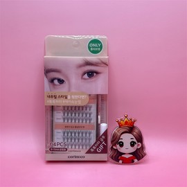 Coringo Corinco Eyelash Restaurant No Glue Strand Half &&& Air Eyelashes + Glue / 코링코 속눈썹 맛집 노글루 가닥 하프 &&& 에어속눈썹 + 글루