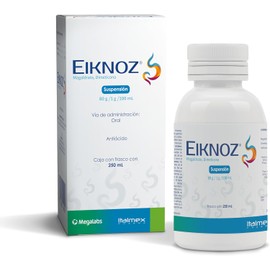 megalabs Eiknoz | Suspensión Oral | Antiácido/antiacido | Frasco de 250 ml