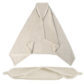 lattefine Multi-functional 2-in-1 Travel Blanket with Neck Pillow Cover, Soft and Warm Blanket, Portable & Lightweight, Suitable for Home, Travel, Airplanes, Camping, Anti-Static, Suitable for Four