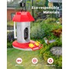 Hummingbird Feeder with Camera Solar Powered W/32G Card, AI Identify